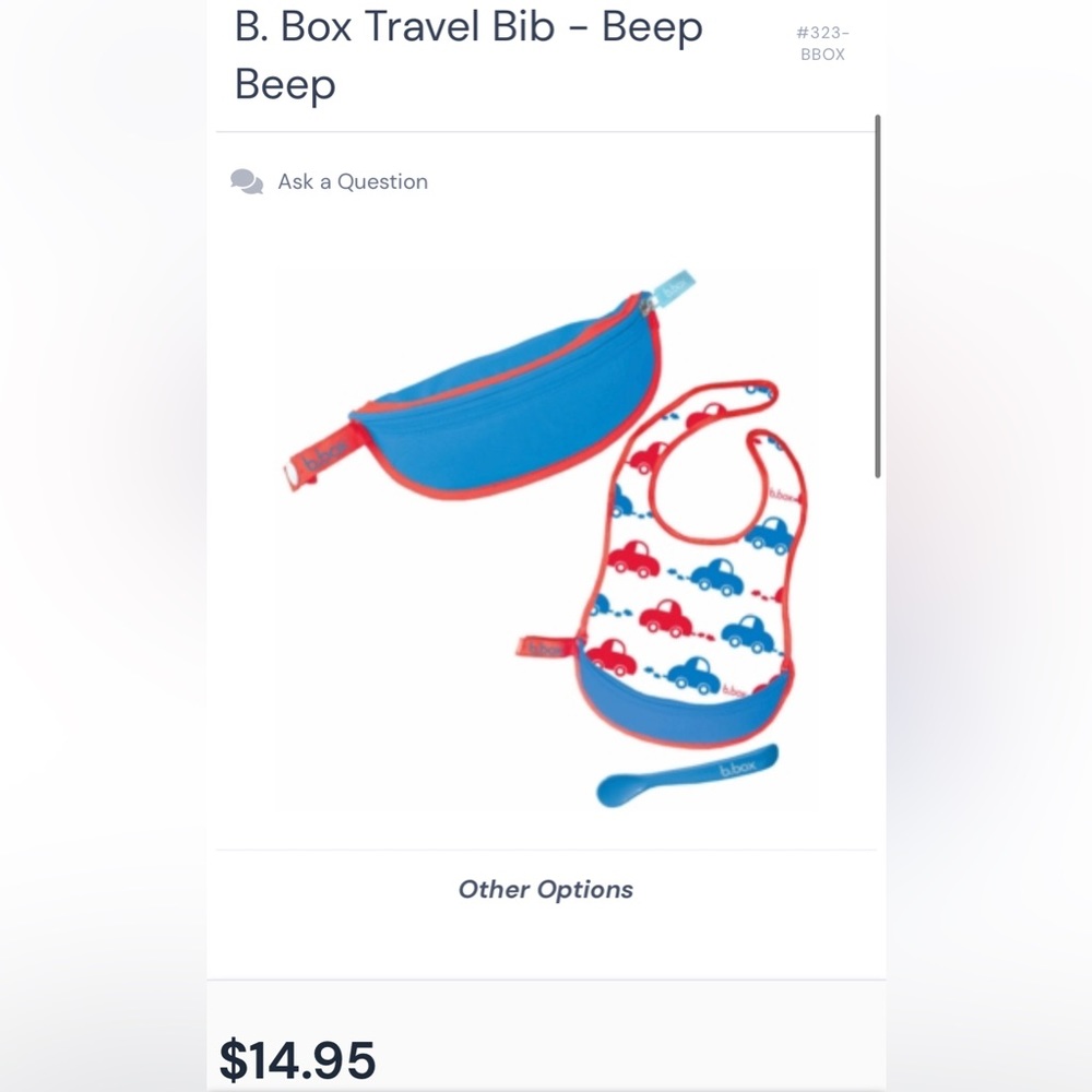 B. Box travel bib